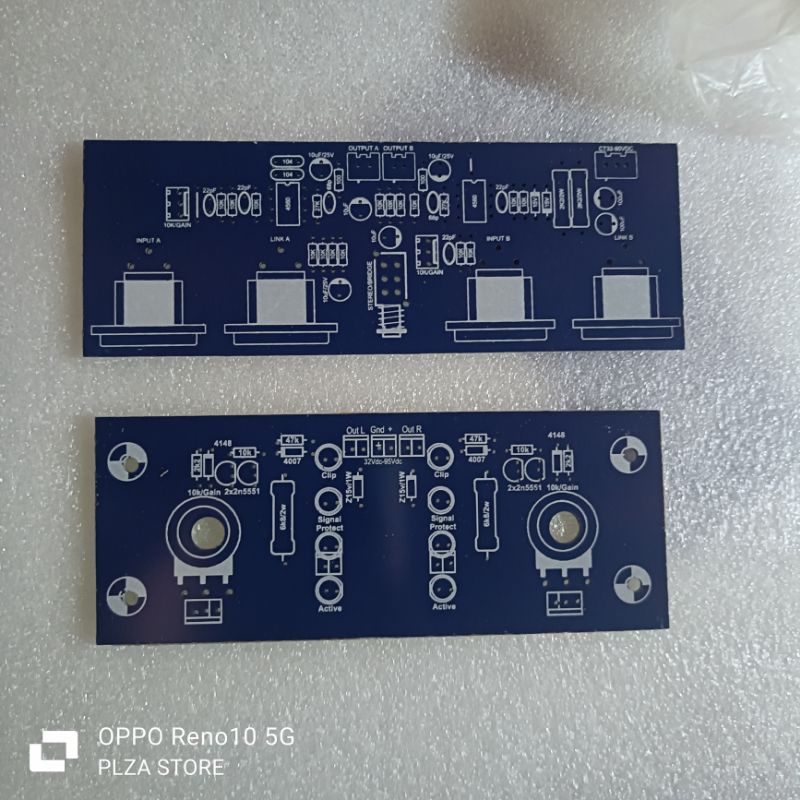 Pcb panel depan belakang bok power amplifier N5000 2chanel pcb display N5000 pcb inbal inbalance N50