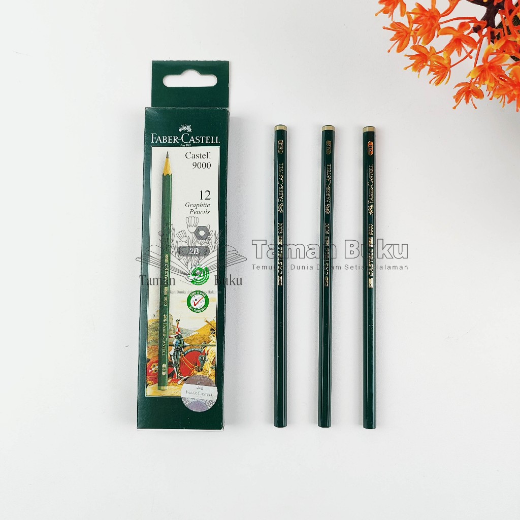 

1Lusin Pensil Faber Castell 2B 1Pak Original Pencil Ujian