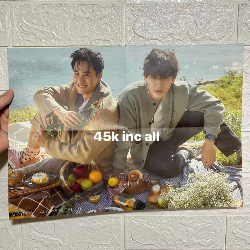 [JNE ONLY] READY POSTER OFFICIAL TAYNEW STAYNEW II TAY TAWAN NEWWIE OFFICAL GMMTV PHOTOBOOK