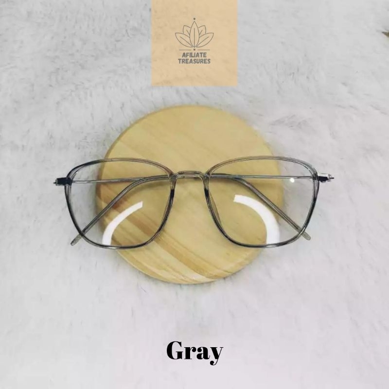 AT-44 Wayfare Gray Photocromic Glasses | Kaca Mata Photocromic Unisex