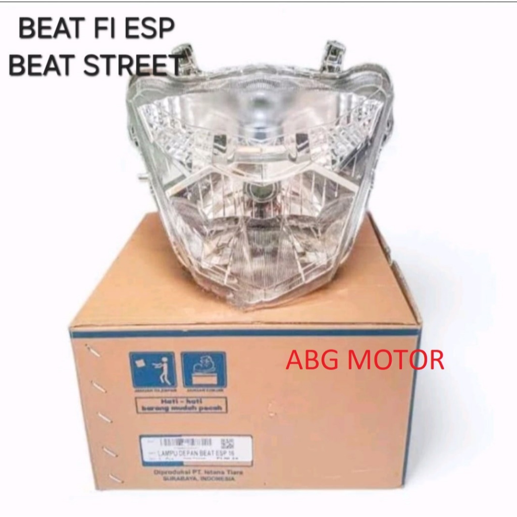 REFLEKTOR LAMPU DEPAN BEAT FI ESP STREET 2016 MERK WIN