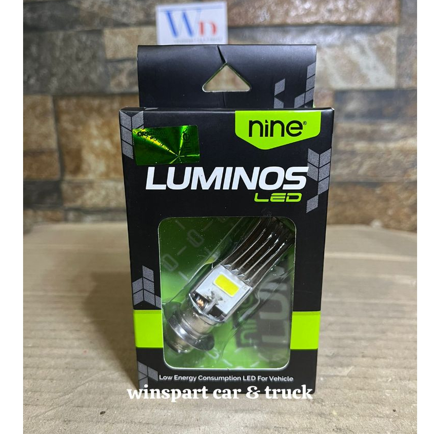 LAMPU UTAMA MOTOR H6 PNP COB LUXIMOS LG1 NINE GLOSS AC DC CAHAYA PUTIH SUPER TERANG / LAMPU BEBEK MA