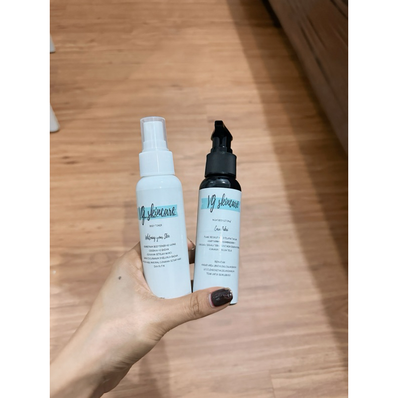 Hb pemutih hb malam dan toner