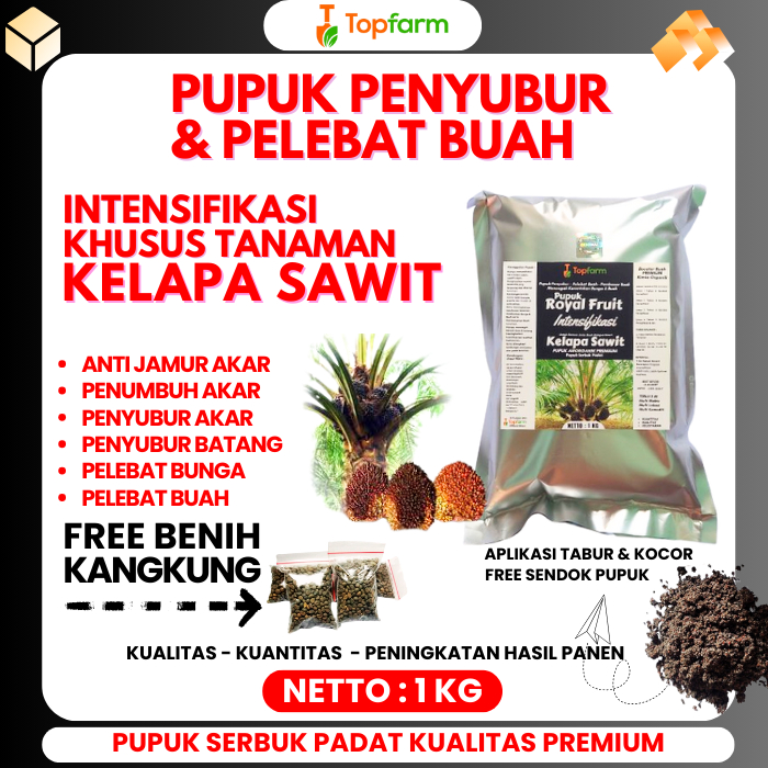 Pupuk kelapa sawit terbaik / pupuk khusus kelapa sawit / Pupuk sawit pembesar buah / Pupuk sawit unt