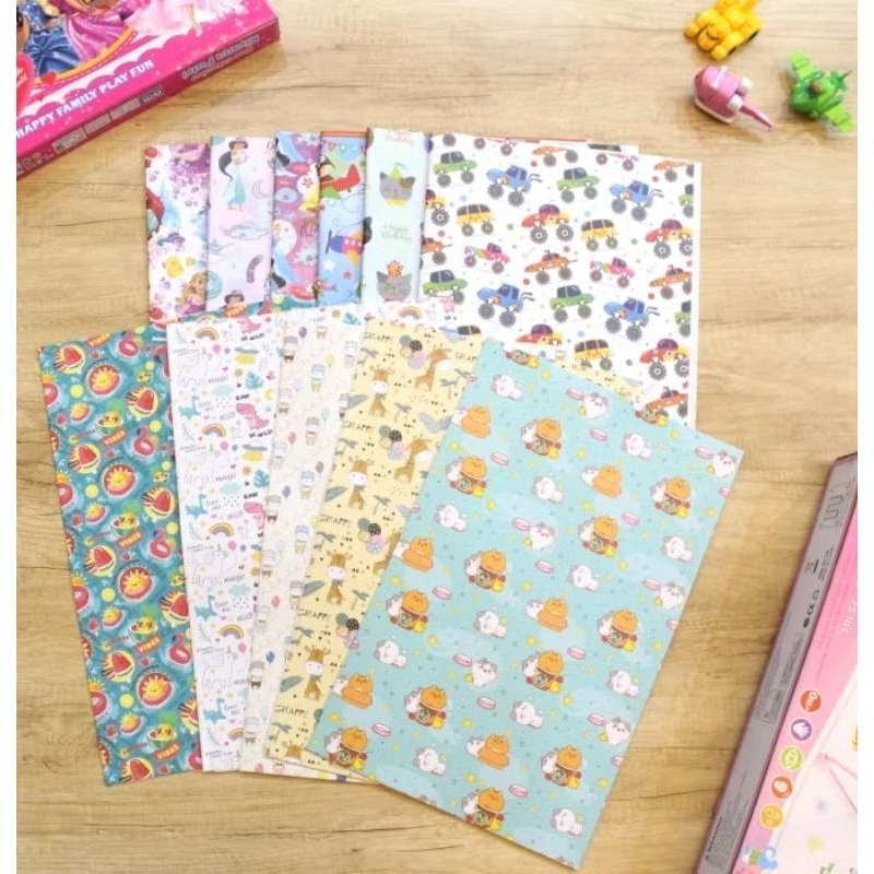 

Kertas Kado Kilat Kertas Kado Berbagai Motif dan Karakter