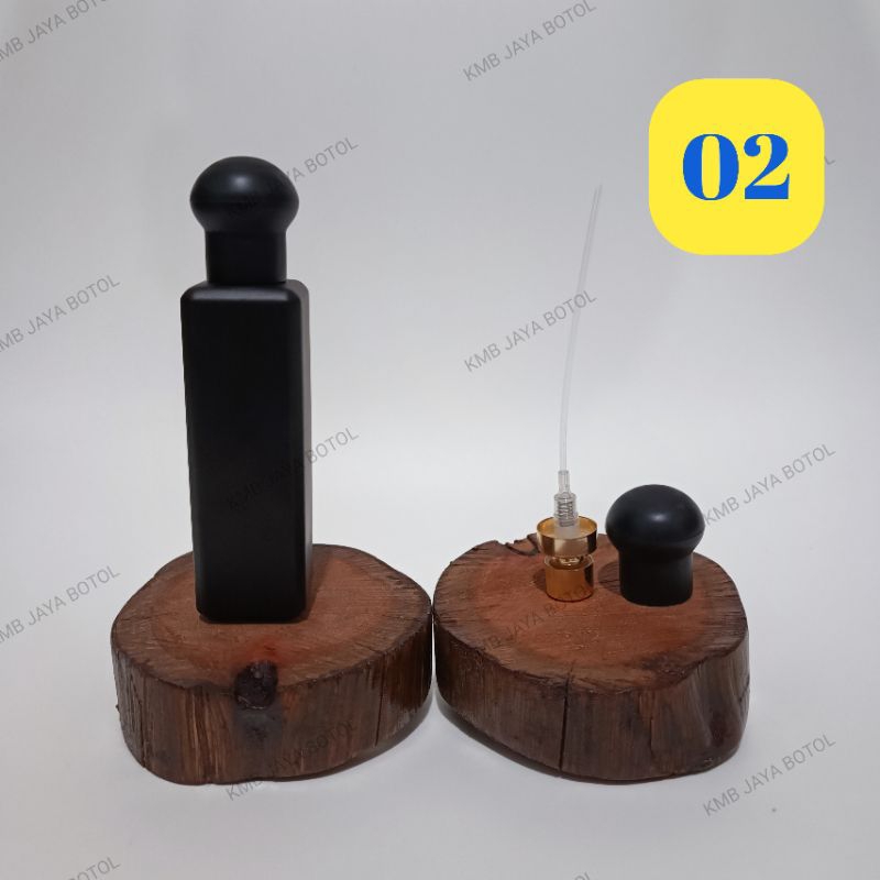 BOTOL PARFUM JOMALON BLACK KMB3636 30 ML PRESS, BOTOL PARFUM PREMIUM, BOTOL PARFUM UNIK BOTOL PARFUM