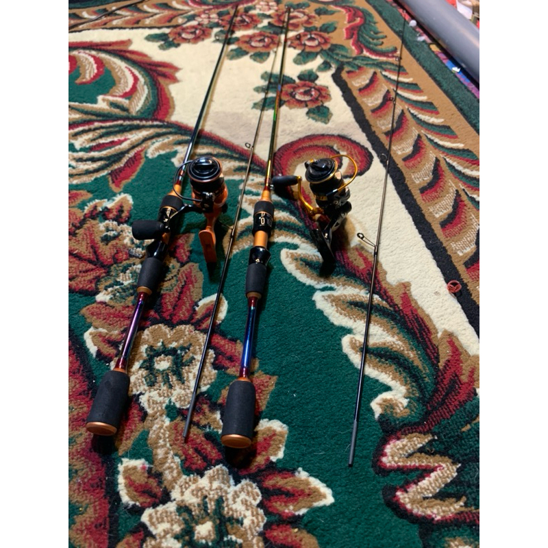 joran uL zorro ryu 180cm solid carbon set reel zorro 800sdh power handle cliker kuat