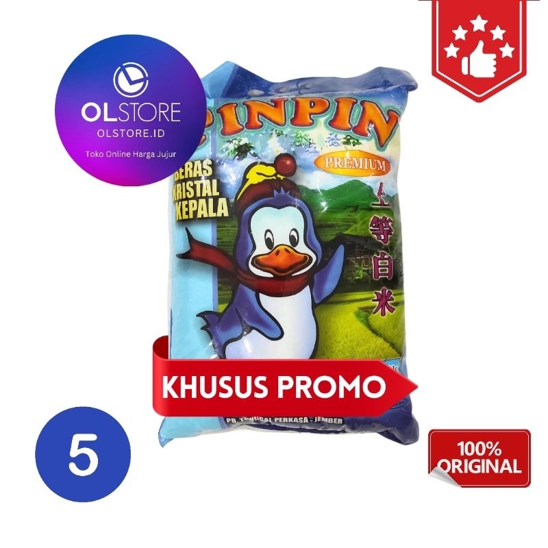 

Beras Premium Pinpin 5Kg HOT Promo