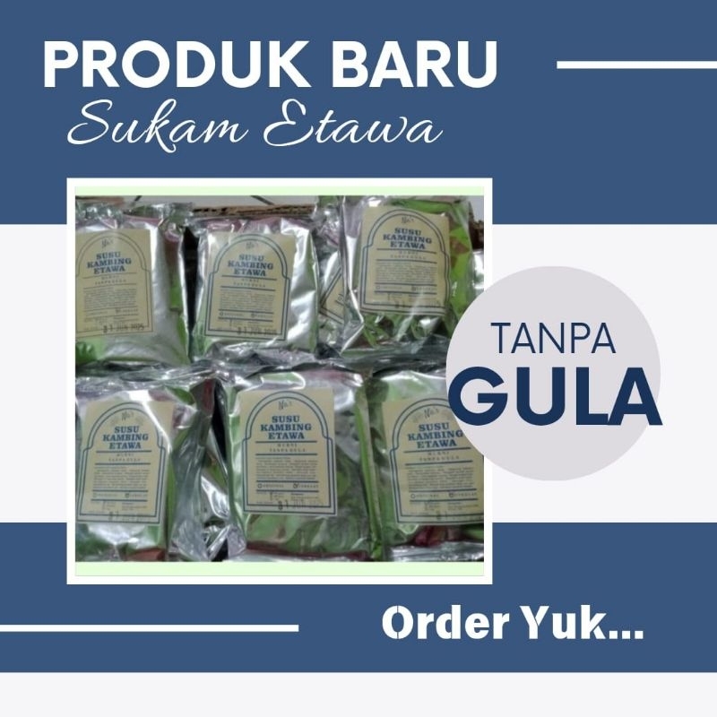 

SUSU KAMBING ETAWA MURNI TANPA GULA