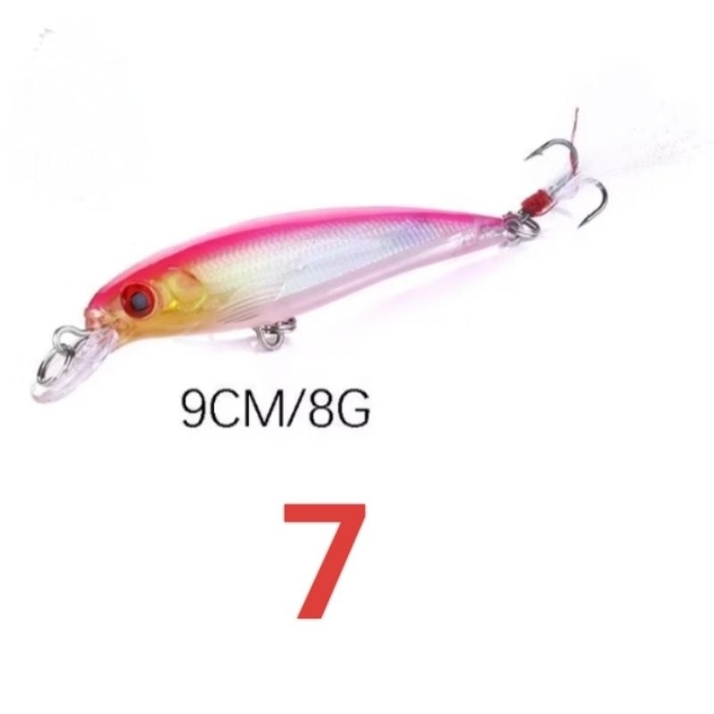 Umpan Pancing Minnow Lure 9cm 8 gram