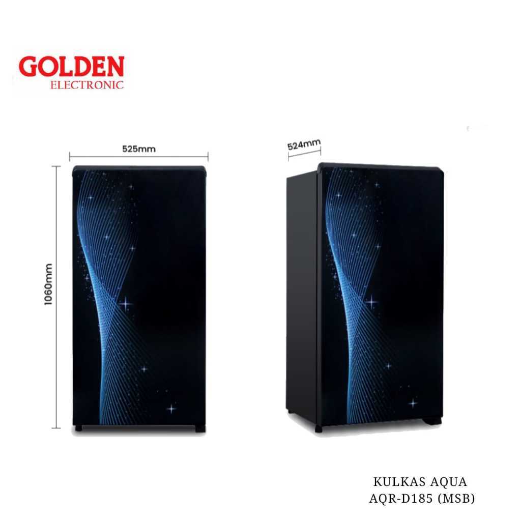 Aqua Kulkas AQR-D225MSB