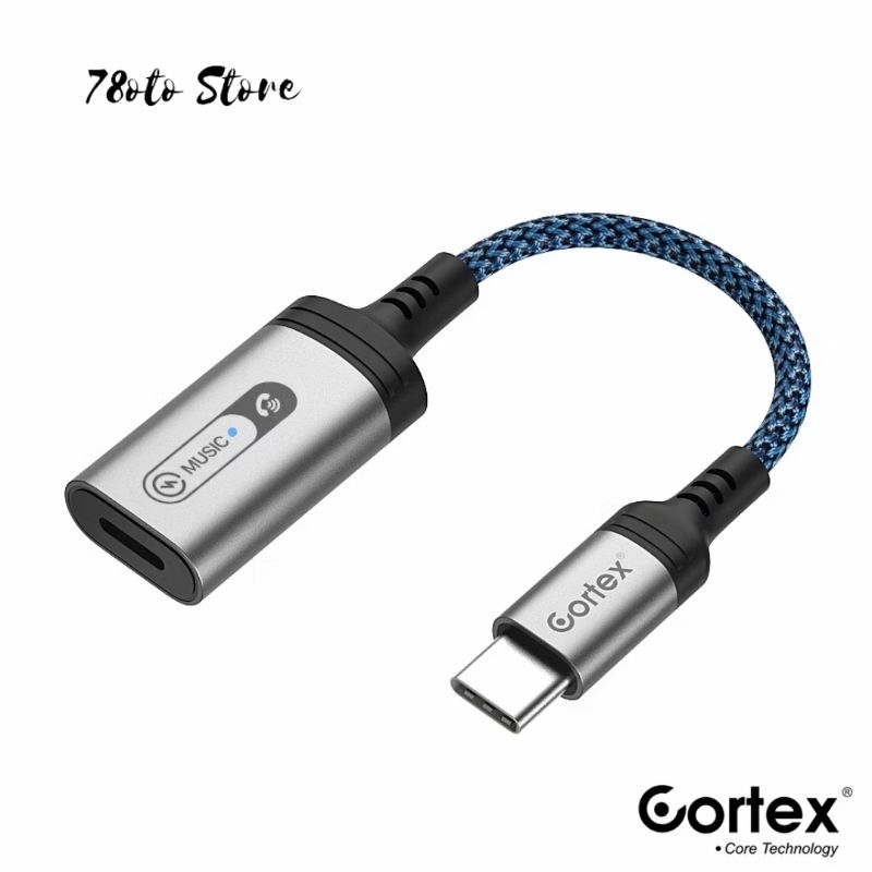Cortex MH307 Splitter Type C to Lightning Adapter Converter Audio With Charging