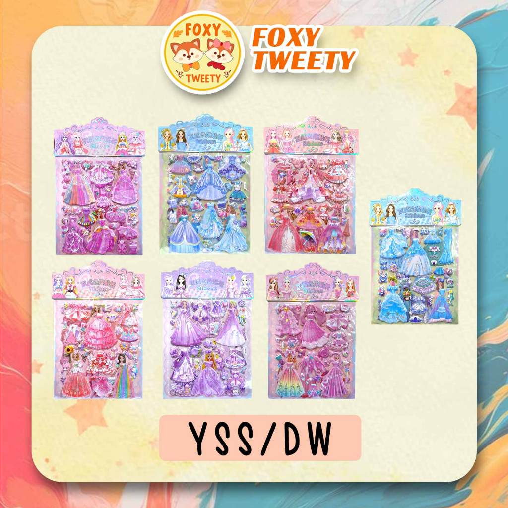 

Stiker Embos Lucu Karakter Cewek - YSS/DW