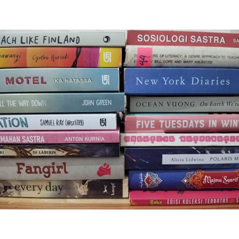 preloved novel — english & indonesia