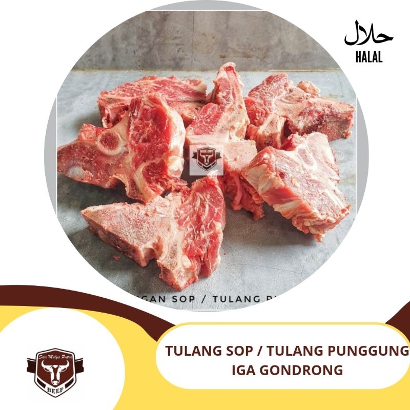 

Tulang soup sapi 500gr / tulang sop / bakbone / tulang leher sapi