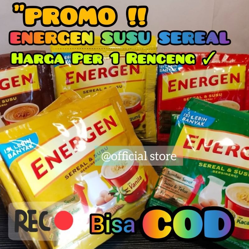 

ENERGEN SUSU SEREAL / SUSU SEREAL ENERGEN RENCENG