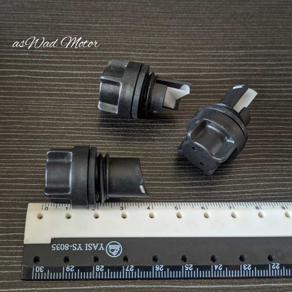 1pcs Baut Tutup Accu Mobil Drat 18mm + Seal / Tutup Accu Besar Mobil / Tutup Aki Mobil / Baut Tutup 