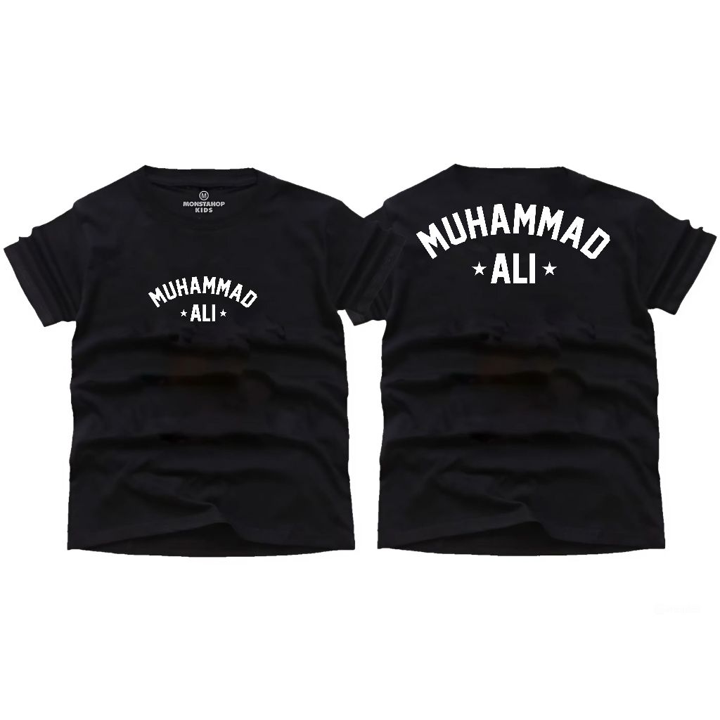 KAOS ANAK MUHAMMAD ALI Monstahopkids Kaos Anak Laki-Laki Perempuan Bahan 24s