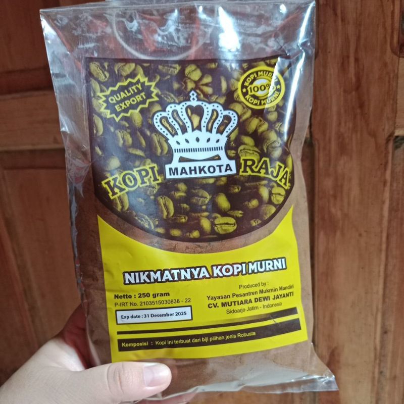 

1000gr / 1kg Kopi bubuk murah Coffe bubuk robusta by mahkota Kopi rumahan ala robusta kopi bubuk enak termurah Coffee