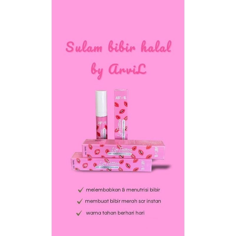 lip tato by arvil ori/sulam bibir halal