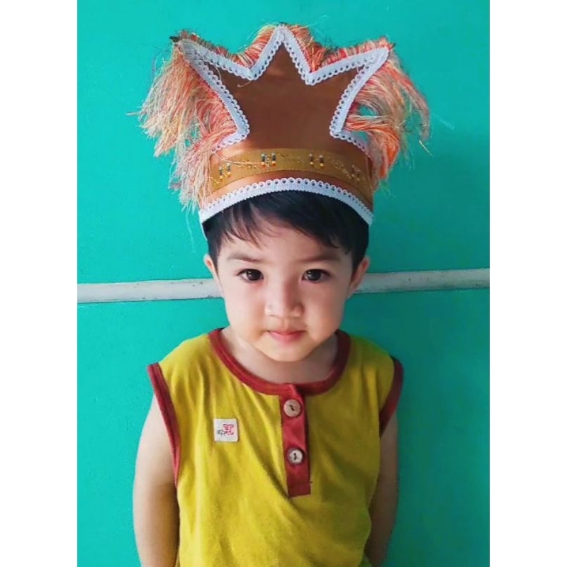 Topi tari anak murah / topi tari adat papua anak