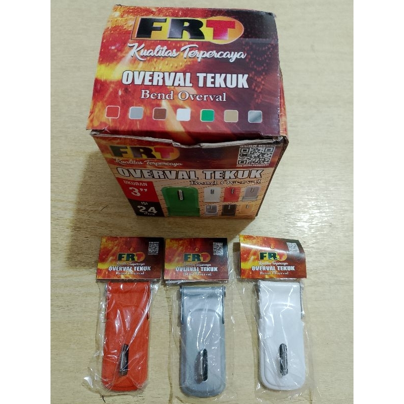 Overval tekuk warna 3inch/overval frt warna/ overval tekuk FRT 3inch