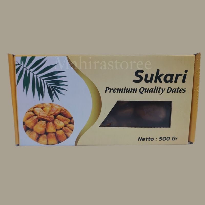 

Kurma Sukari 500gr Sukkari Dates Manis Empuk Enak 500 gram