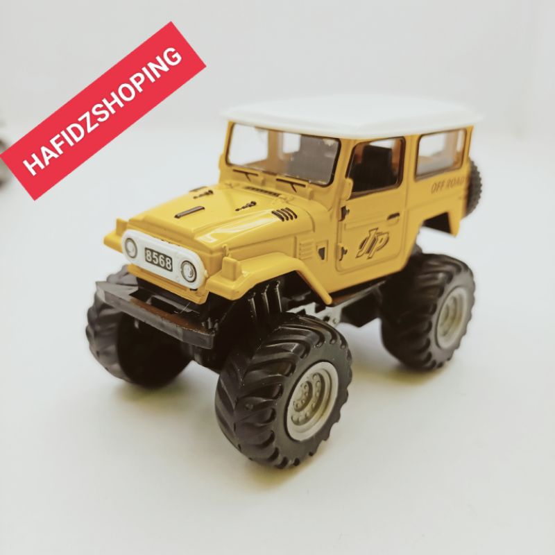 DIECAST MOBIL JEEP HARTOP BAN BESAR MAINAN MINIATUR PAJANGAN KOLEKSI ANAK