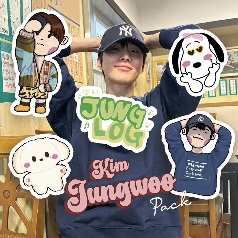 

STICKER SET KPOP - NCT 127 KIM JUNGWOO | STIKER VYNIL MATTE DOFF DIE CUT SUDAH DIGUNTING UNTUK LAPTOP JOURNALING TUMBLR AESTHETIC ESTETIK FANART FANMADE