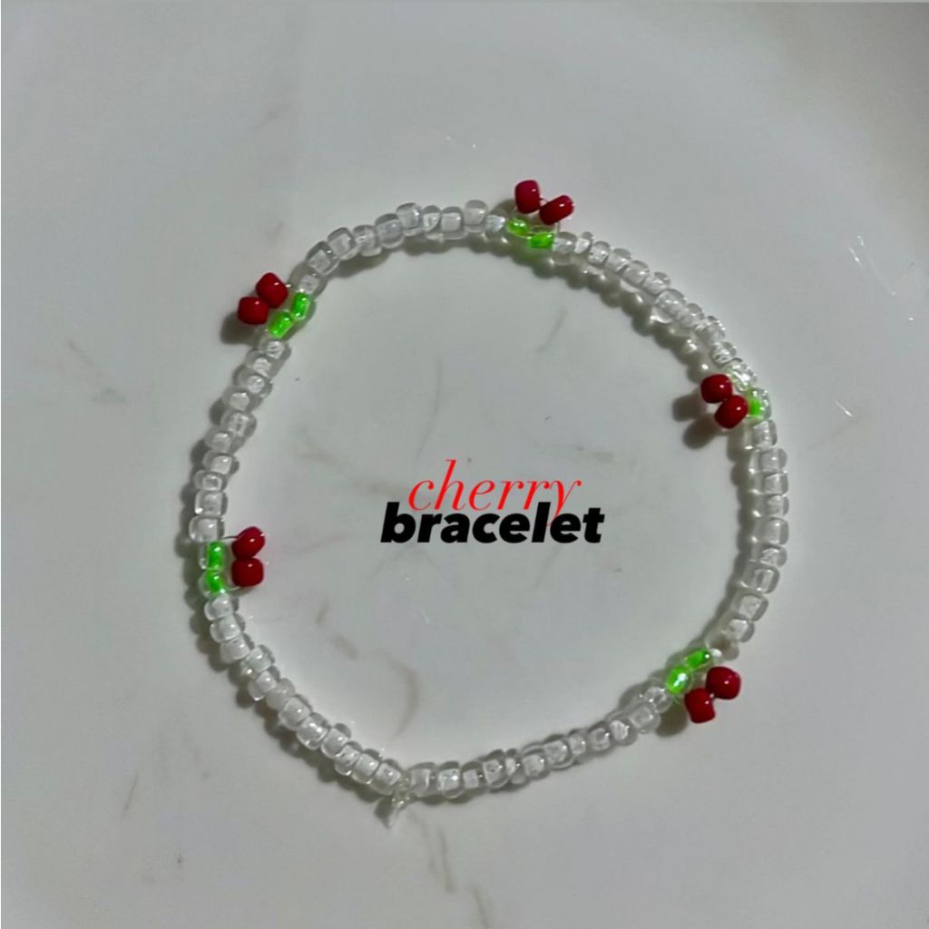 Cherry Bracelet Beads