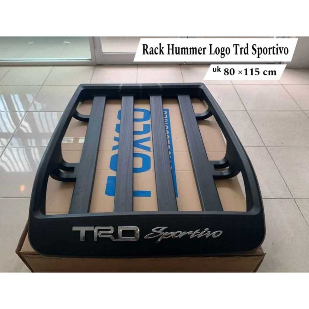 Rak Atas Hummer Logo Trd Sportivo Ukuran 80x115 Cm Mobil Universal