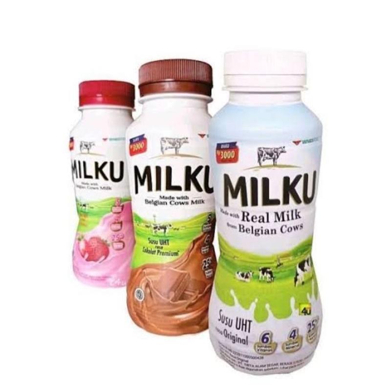 

Milku Isi 12 Rasa Coklat Strawberry Original