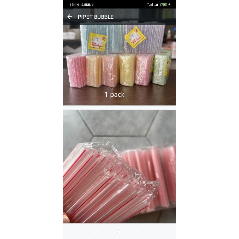 

Sedotan Pop Ice / Juice Bening Warna ( 1bks isi 25pcs )