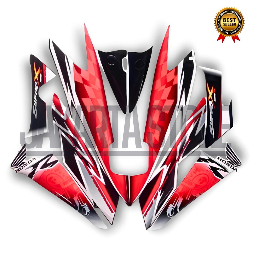 Stiker Striping Honda Supra X 125 R 2008 - List Stiker Standar Supra X 125 R 2008 Berkualitas