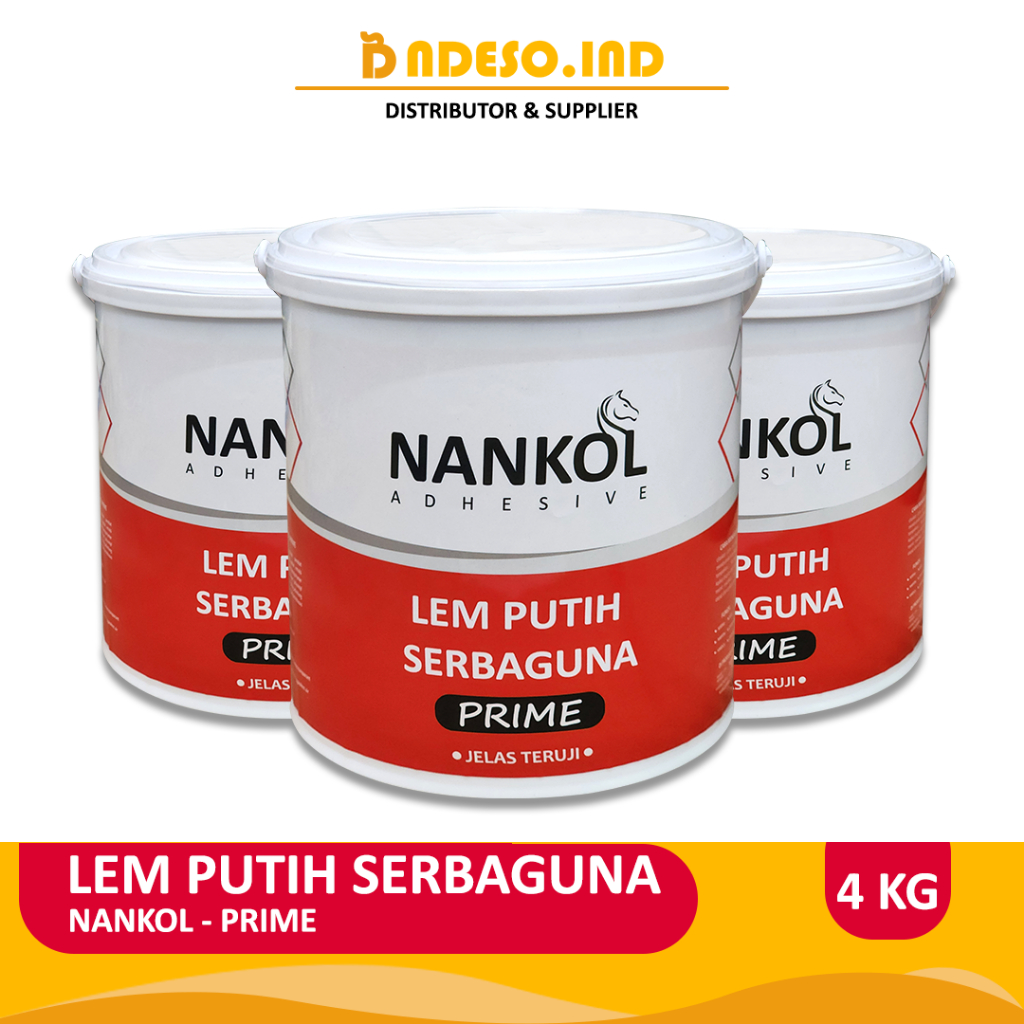 

Lem Putih Serbaguna Nankol PVAc Prime - 4KG