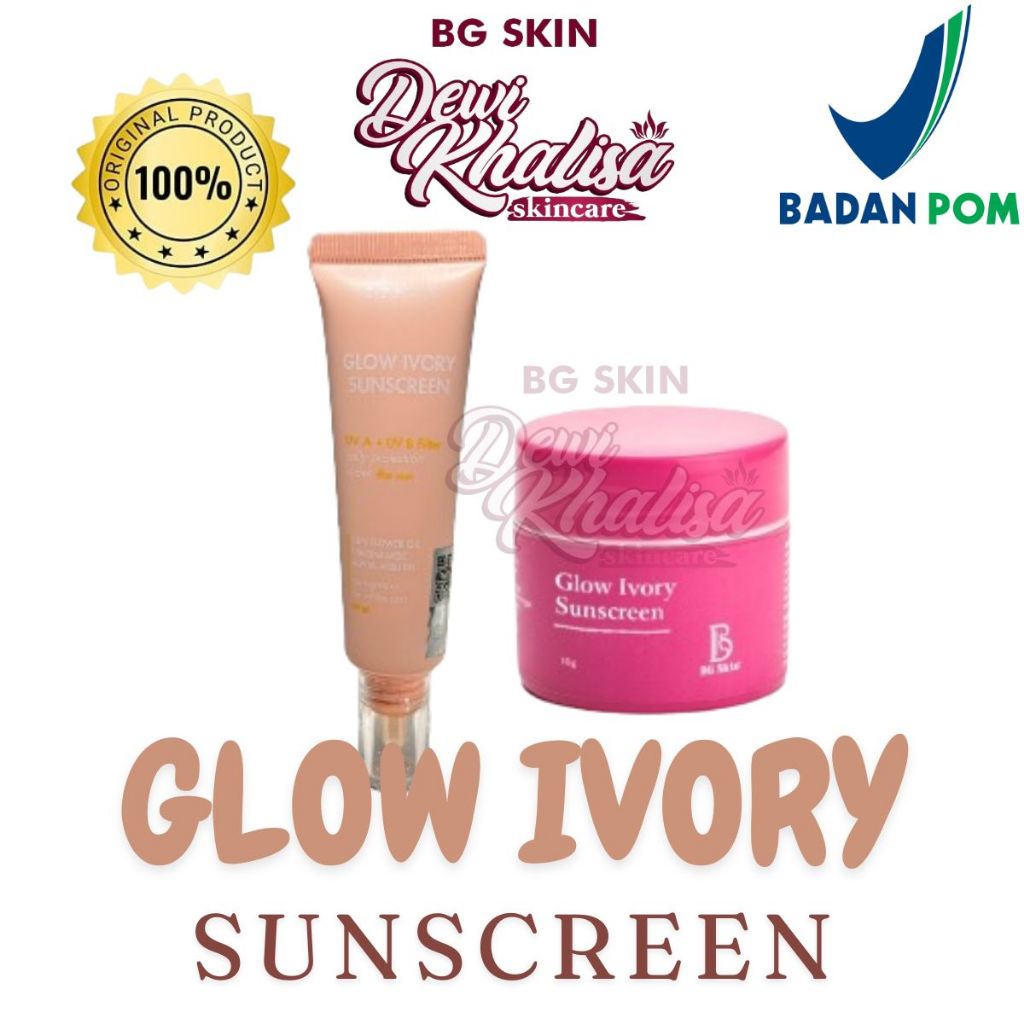 BG SKIN Suncare Ivory Ceramide Skin Barrier Sunscreen Beauty Glow