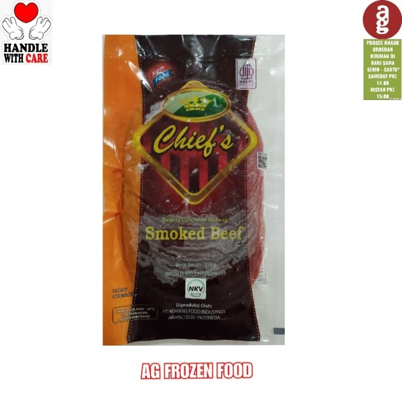 

KemFood Chief's Smoke Beef 11 Pcs 200 Gram