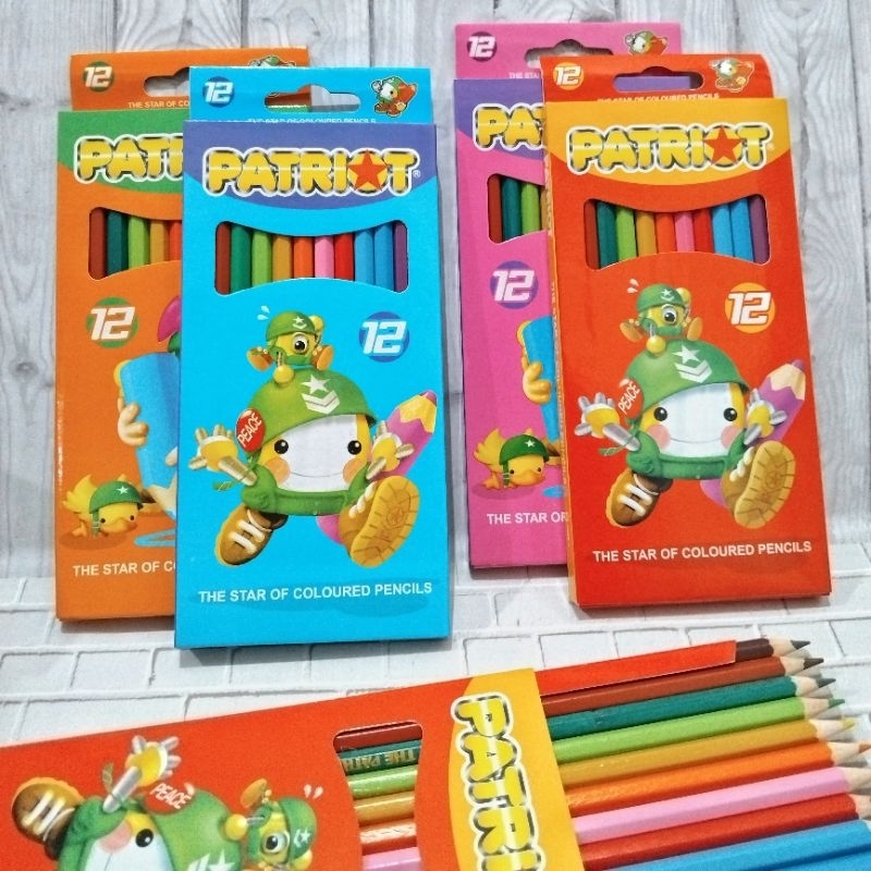 

Pensil Warna Patriot Panjang 12w (3set)