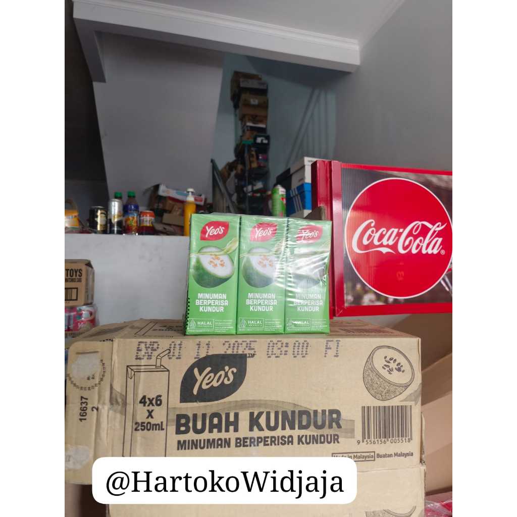 

YEOS KUNDUR KOTAK / MINUMAN BUAH KUNDUR KOTAK DUS 24 X 250 ML