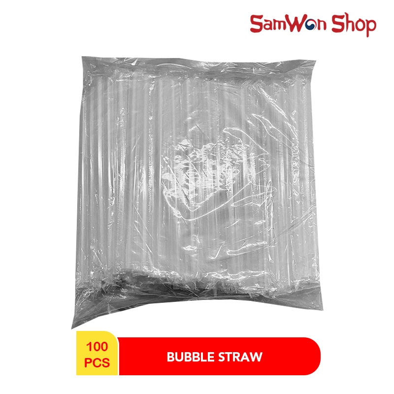 

BUBBLE STRAW ISI 100 PCS