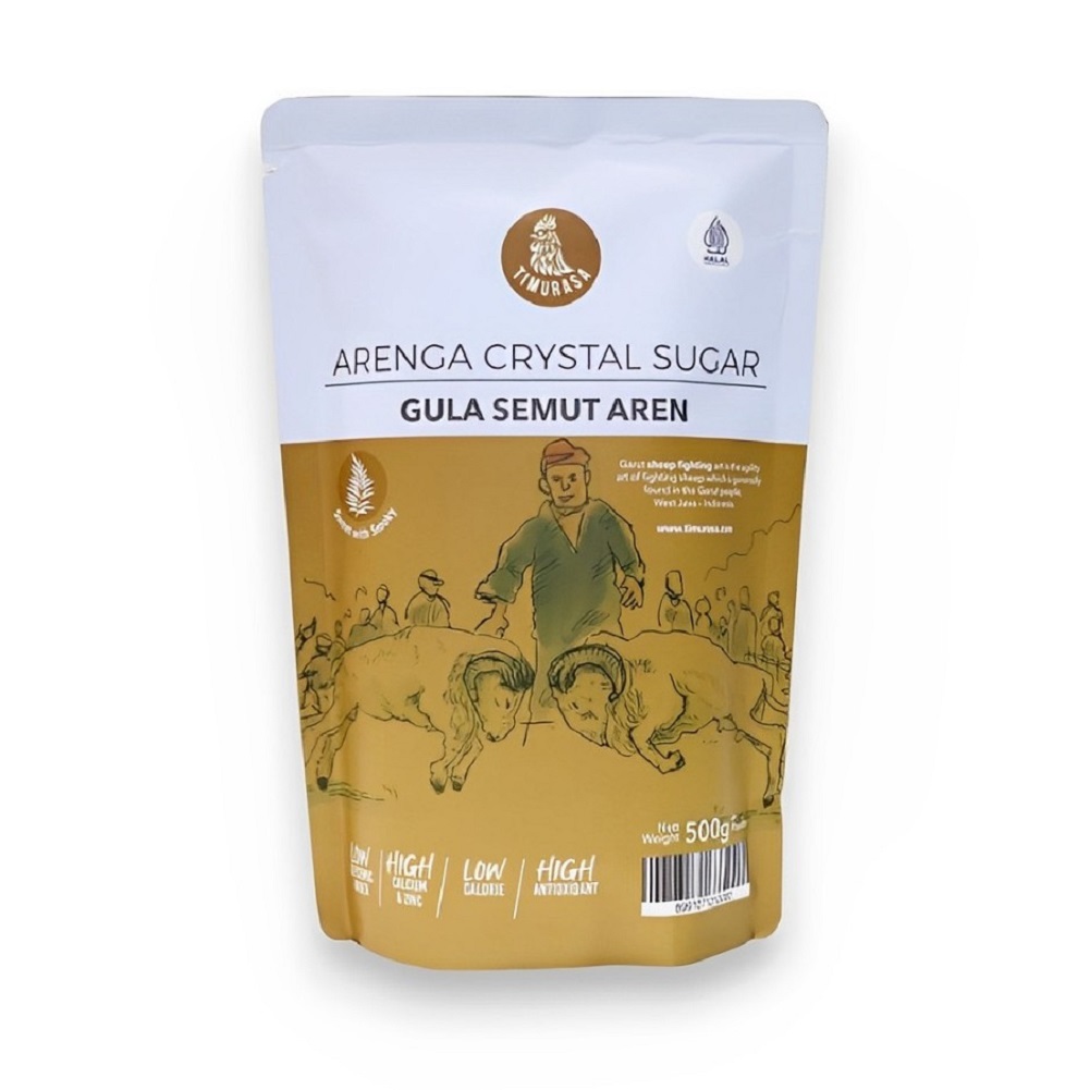 

ARENGA CRYSTAL SUGAR GULA SEMUT AREN TIMURASA 500GR