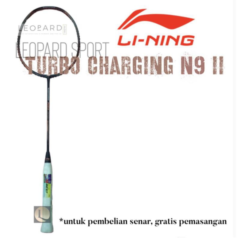 Raket Badminton LINING TURBO CHARGING N9 II / Raket Li-Ning
