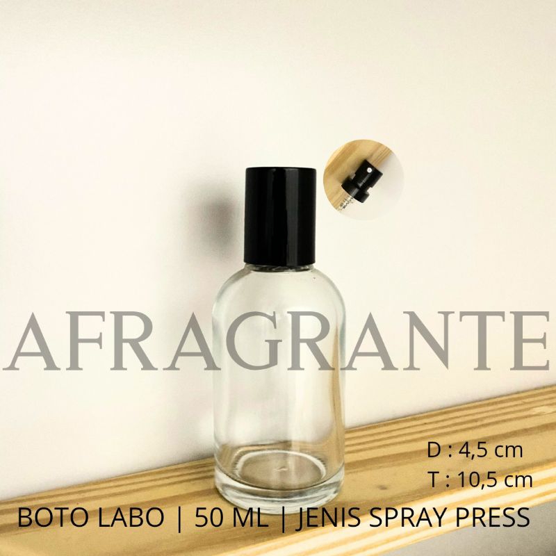 botol parfum ellabo 50 ml press hitam- botol parfum labo 50 ml press- botol parfum exclusive- botol 