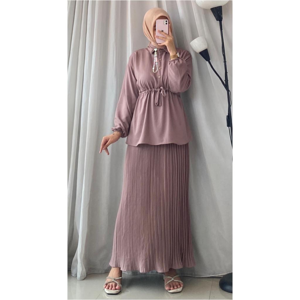 Aliza Set Rok Wanita Terbaru | Outfit Wanita Terkini