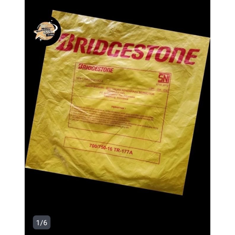 ban dalam mobil truk Ring 16 merek Bridgestone