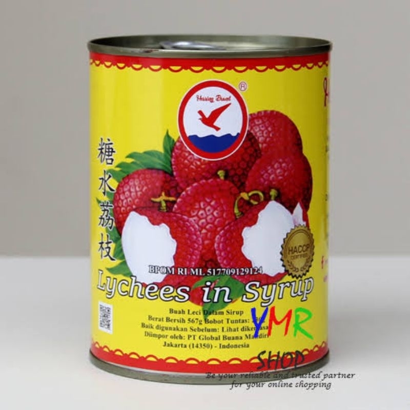 

Leci liychee kaleng herring brand 230g