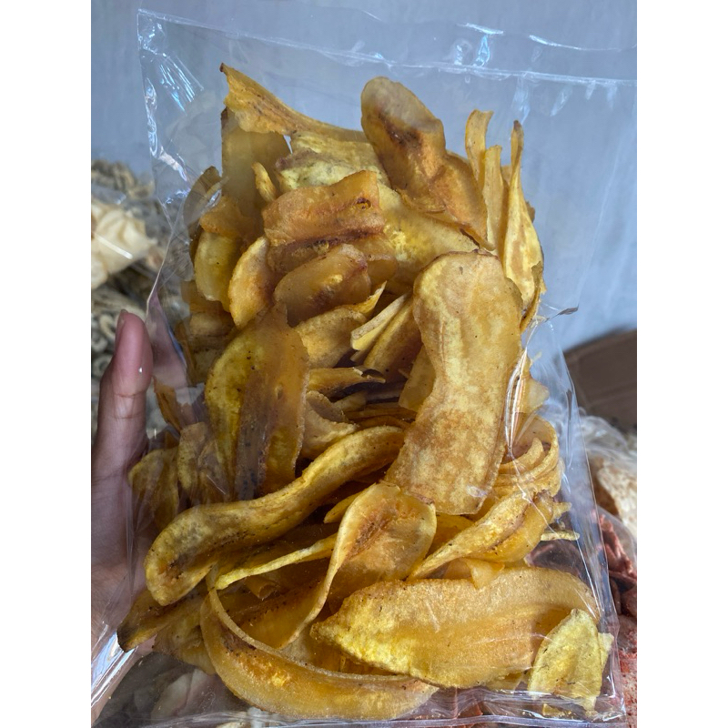 

snack kripik pisang manis kemas 250g