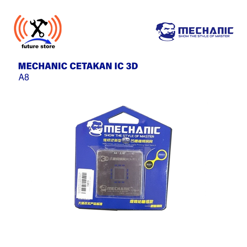 Mechanic A8 Cetakan IC 3D CPU ATAS BAHAN JEPANG - CETAKAN A8 MECHANIC ORIGINAL