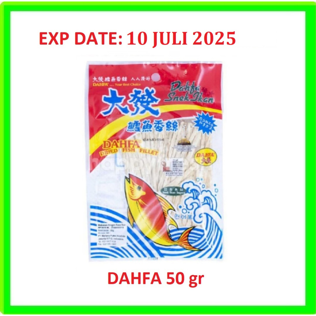 

Dahfa Snack Ikan / Dried Fish Fillet Snack 50gr