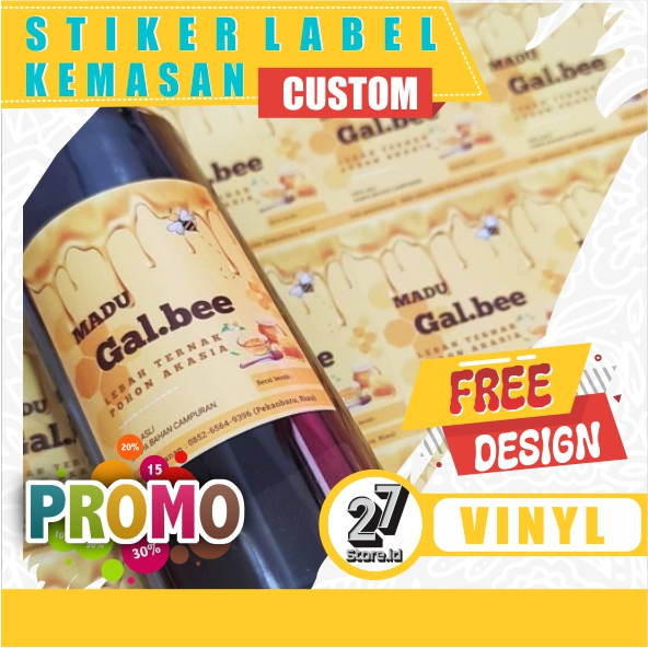 

CETAK STIKER LABEL KEMASAN VINYL WATERPROOF ALL SIZE DESIGN SUKA-SUKA